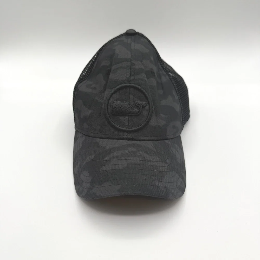 Vineyard Vines Black Camo Trucker Hat Baseball Cap‎ Men Mesh Back Adjustable